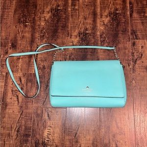 Kate spade teal crossbody bag